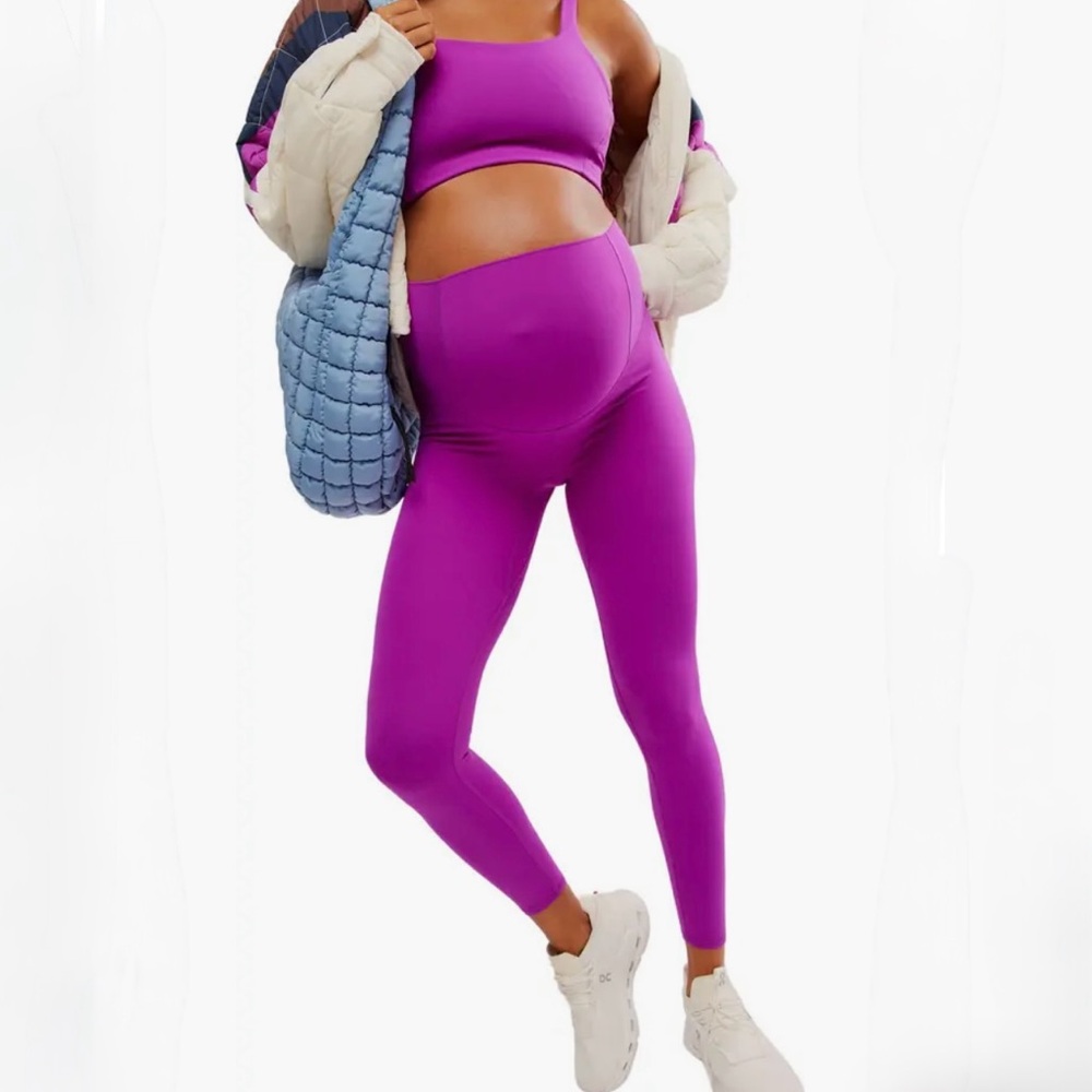 FP Movement x Hatch Berry Maternity Leggings Medium